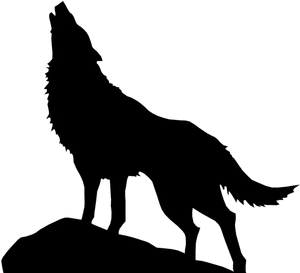 Majestic_ Wolf_ Silhouette.png PNG