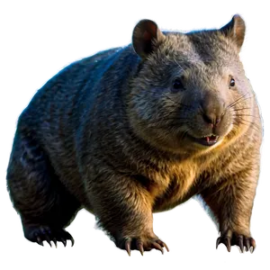 Majestic Wombat Png 06252024 PNG image