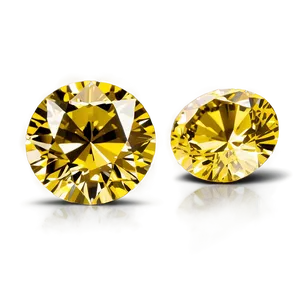 Majestic Yellow Diamonds PNG Rmu78