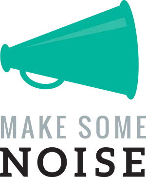 Make Some Noise Megaphone Graphic PNG image