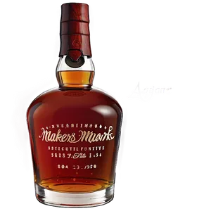 Makers Mark Signature Bottle Png 06282024 PNG image