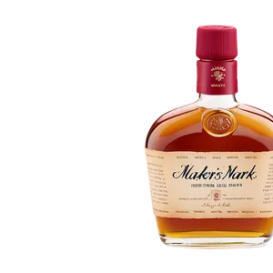 Makers Mark Wax Top Bottle Png 06282024 PNG image