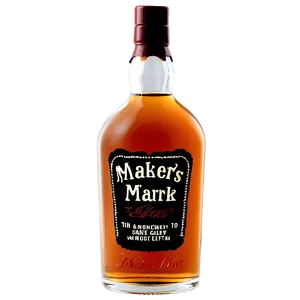 Makers Mark Whiskey Bottle Png 42 PNG image