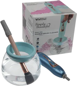 Makeup Brush Cleaner Set Vivitar