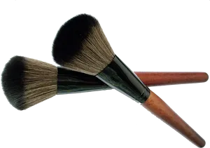 Makeup Brushes Crossed