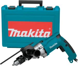 Makita Electric Drillwith Case PNG image