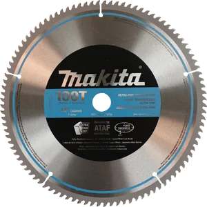 Makita Ultra Fine Crosscutting Saw Blade PNG