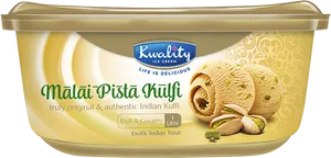 Malai Pista Kulfi Packaging PNG