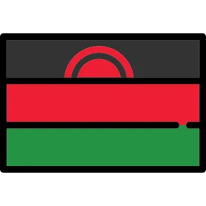 Malawi Flag Graphic PNG image