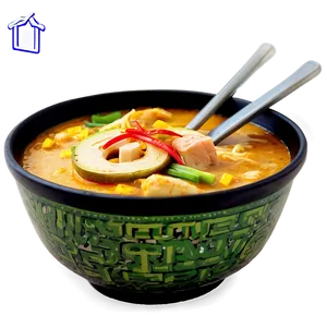 Malaysian Curry Laksa Png Bss PNG image