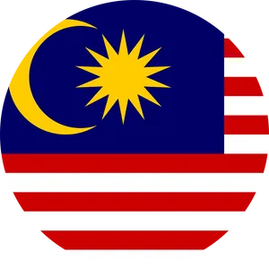 Malaysian Flag Graphic PNG image
