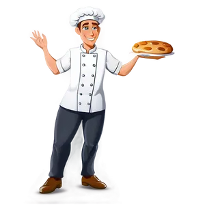 Male Baker Cartoon PNG 06292024 PNG