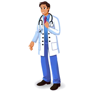 Male Cartoon Doctor Png Epj53 PNG image