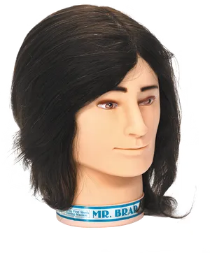 Male Mannequin Head With Hair