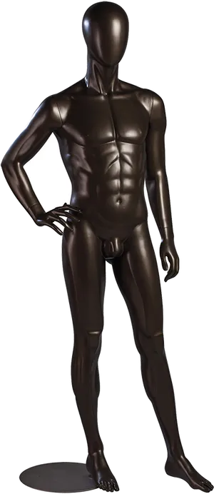 Male Mannequin Posing Black