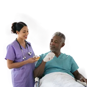 Male Nurse Giving Care PNG 44 PNG