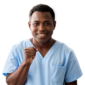 Male Nurse In Healthcare PNG Oub