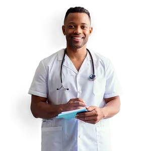 Male Nurse In Medical Team Png 06292024 PNG image