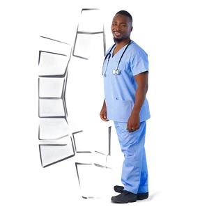 Male Nurse In Medical Team PNG Rld1 PNG