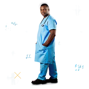 Male Nurse Working Hard Png 22 PNG image