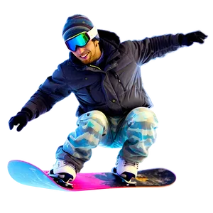 Male Snowboarder PNG 05242024