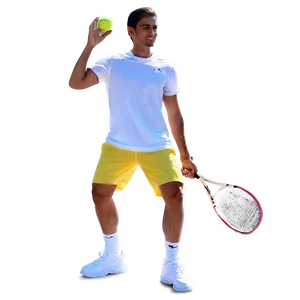 Male Tennis Player PNG Srf17