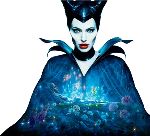Maleficent Mystical Forest Cape PNG image