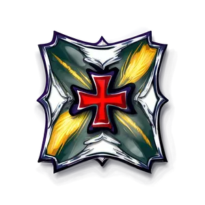 Maltese Cross Illustration Png 06272024 PNG image