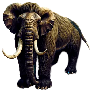 Mammoth Illustration Png 06252024 PNG image