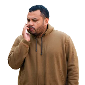Man Absorbed In Thoughts PNG 06262024 PNG