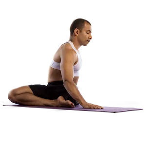 Man Doing Yoga PNG Jyb