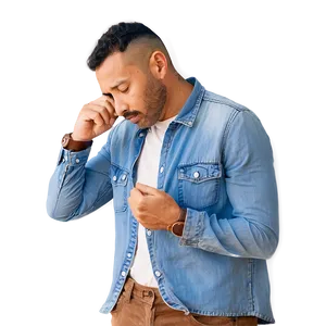Man Engaging In Deep Thought PNG Ioy73 PNG