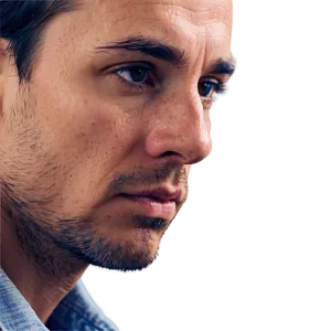 Man Engrossed In Thought Png Lmx77 PNG image