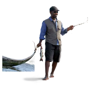 Man Fishing PNG Nca72 PNG