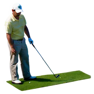 Man Golfing PNG Hnp