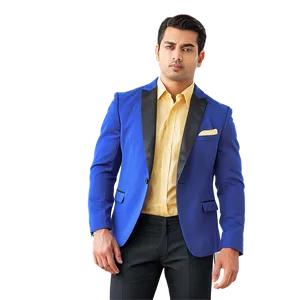 Man In Blue Suit PNG Ray PNG
