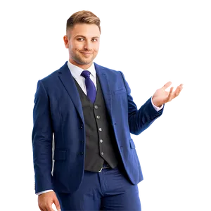 Man In Formal Suit Png 05242024 PNG image