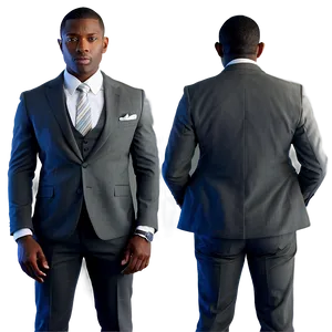 Man In Grey Suit Png Rwp14 PNG image