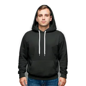 Man In Hoodie PNG 05042024