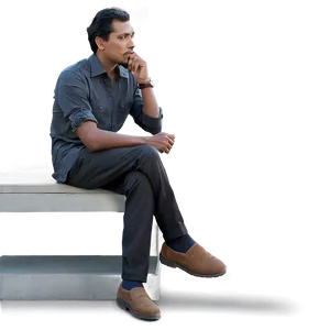 Man In Quiet Reflection PNG 12 PNG