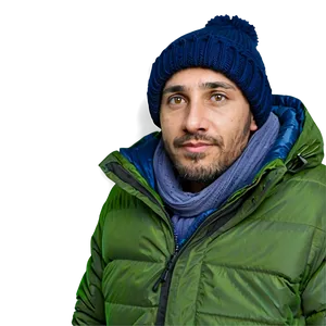 Man In Winter Clothing PNG 87