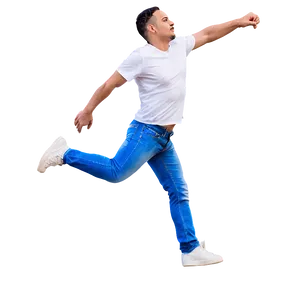 Man Jumping PNG Dsj23