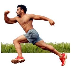 Man Running Across Field Png 38 PNG image