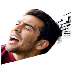 Man Shouting PNG Tun