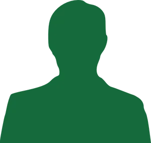 Man Silhouette Profile View PNG image