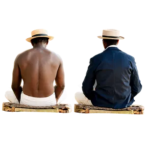 Man Sitting With Hat PNG Vwq88 PNG