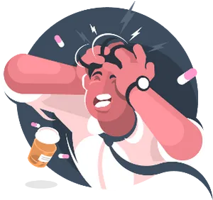 Man Suffering From Headache PNG image