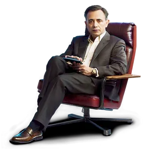 Man Watching Tv PNG 05042024