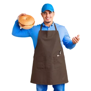 Man Wearing Apron PNG Wft26 PNG