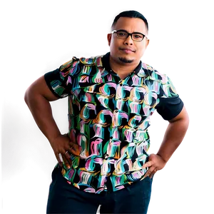 Man Wearing Glasses PNG 53
